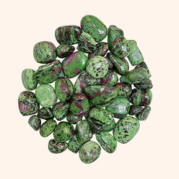 VASTU VARDAN CRYSTAL RUBY ZIOSITE TUMBLE 100 GRAM