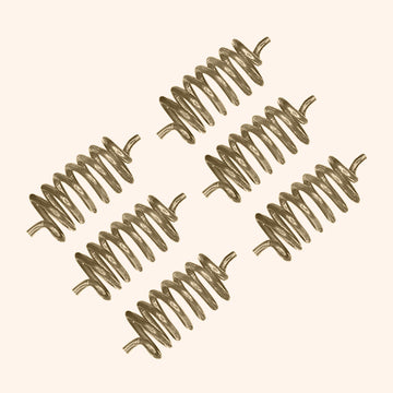 BRASS ANTI CLOCKWISE SPRING SET 6