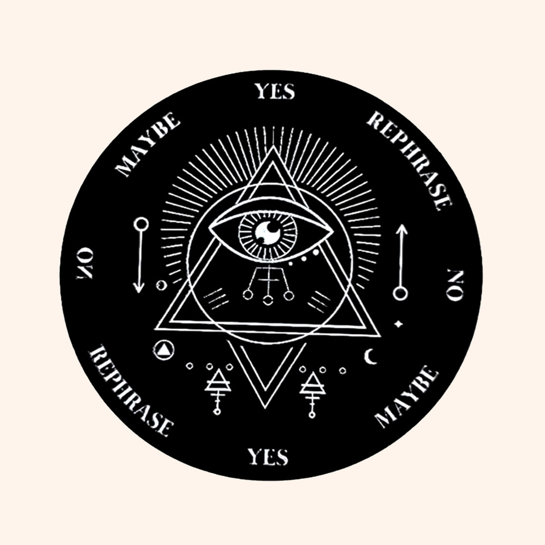 VASTU VARDAN EVIL EYE BOARD WITH BRASS PENDULAM (PENDULAM ASSORTED) 9 INCH