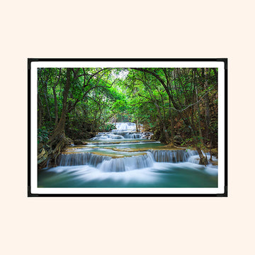 VASTU VARDAN WATER FALL PAINTING WITH FRAME