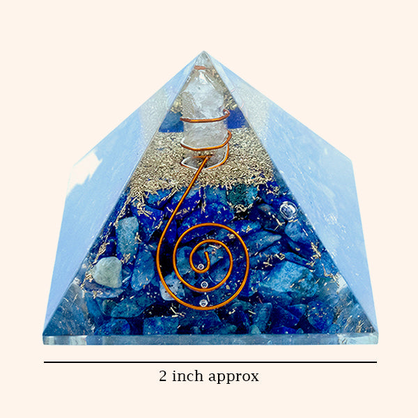 2 INCH LAPIS LAZULI CRYSTAL PYRAMID