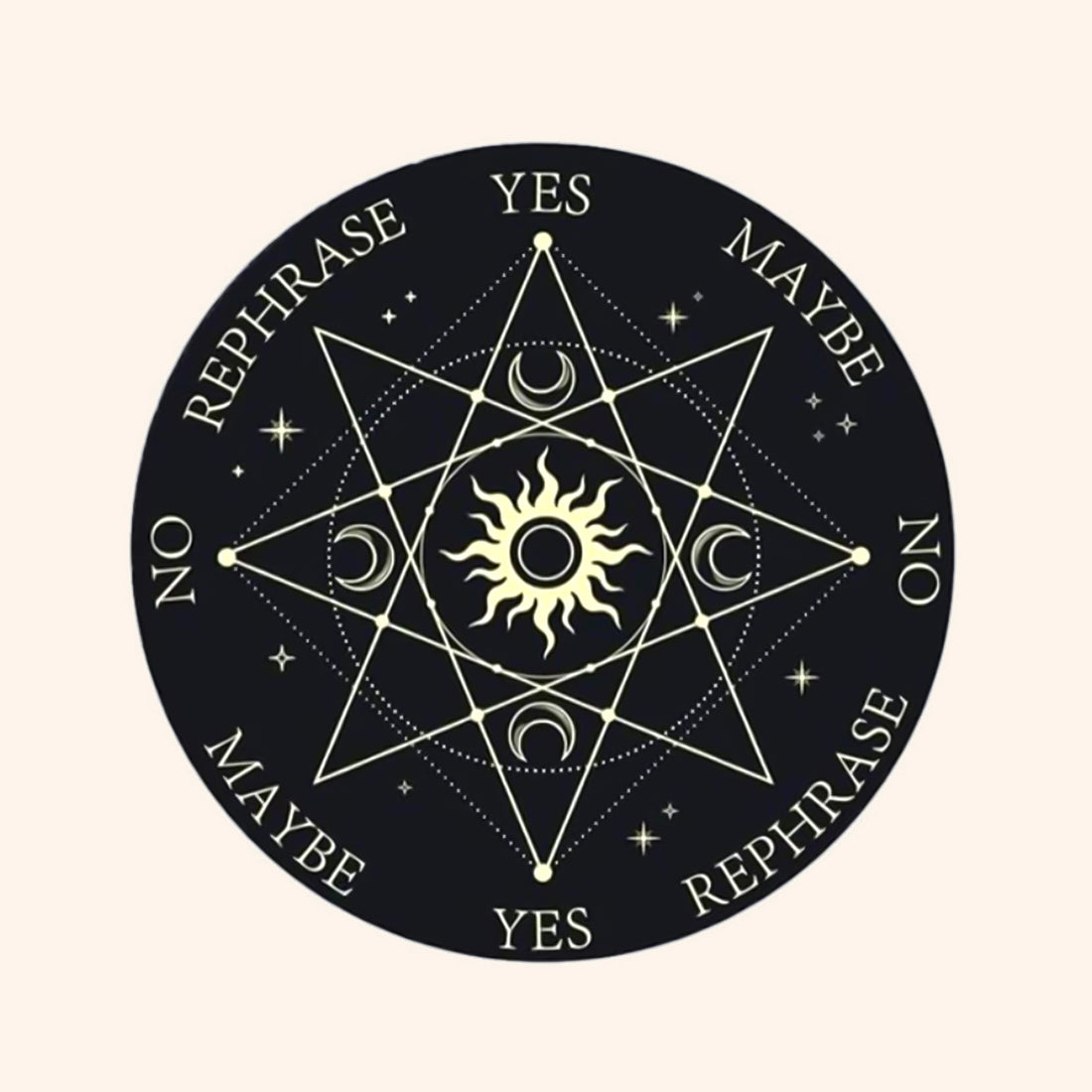 VASTU VARDAN SUN DOWSING BOARD 9 INCH WITH BRASS PENDULAM ASSORTED