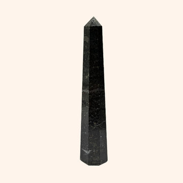 CRYSTAL TOURMALINE NATURAL BLACK PENCIL