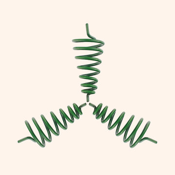 GREEN CLOCK WISE SPRING SET 3