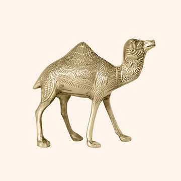 VASTU BRASS DESIGN CAMEL STATUE