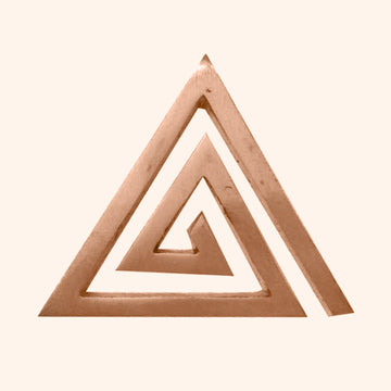 VASTU VARDAN COPPER PLAIN HELIX 6 INCH