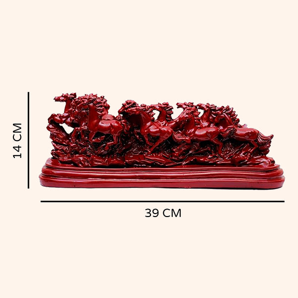VASTU VARDAN 12 RED RUNNING HORSE