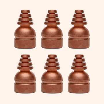 COPPER CONE STUD 15 MM SET 6