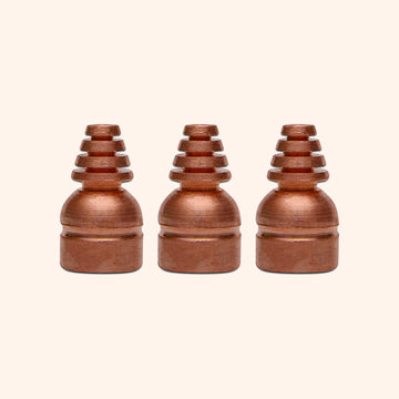 COPPER CONE STUD 15 MM SET 3