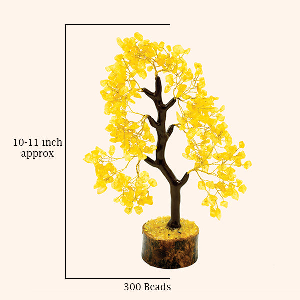 VASTU VARDAN CITRINE TREE 300 BEADS || CITRINE CRYSTAL TREE FOR WEALTH, PROSPERITY, AND MANIFESTATION|SPIRITUAL DECOR FOR HOME AND OFFICE