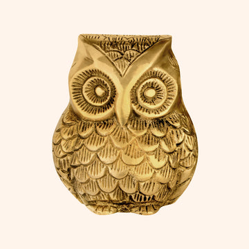 VASTU VARDAN BRASS OWL STATUE