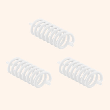 WHITE CLOCK WISE SPRING SET 3