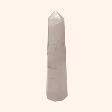 ROSE QUARTZ CRYSTAL PENCIL