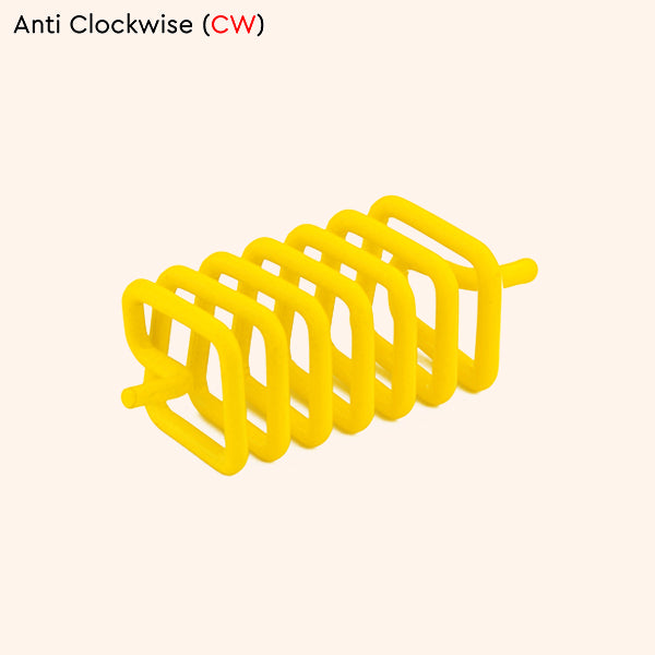 YELLOW CLOCK WISE SPRING SET 6