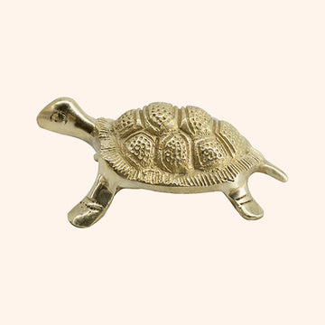 BRASS SMALL YANTRA TURTLE 03