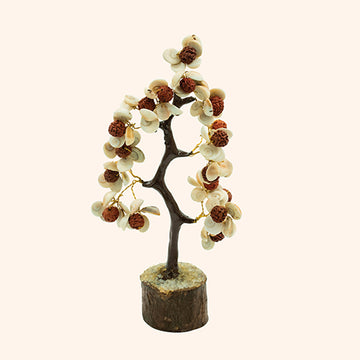 VASTU VARDAN GOMATI CHAKRA WITH RUDRAKSHA TREE 100 BEADS || RUDRAKSH TREE FOR SPIRITUAL GROWTH , MEDITATION AND POSITIVE ENERGY || PERFECT FOR HOME DECOR AND GIFTS