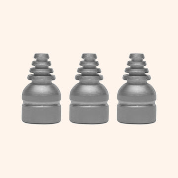 ALIMINIUM CONE STUD 15 MM SET 3