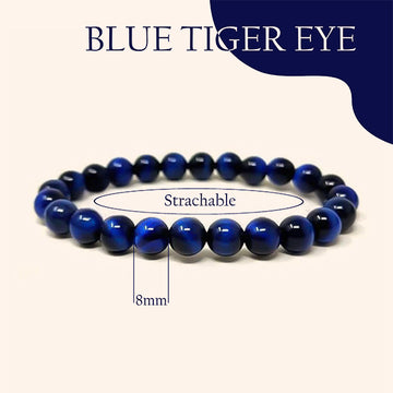 BLUE TIGER EYE BRACELET