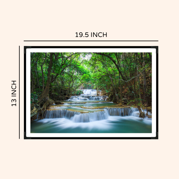 VASTU VARDAN WATER FALL PAINTING WITH FRAME