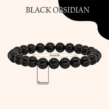 BLACK OBSIDIAN BRACELET