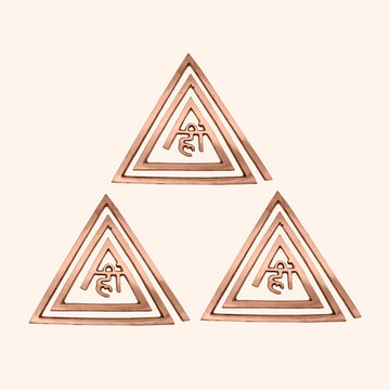 VASTU VARDAN COPPER HII HELIX 4 INCH PACK OF 3