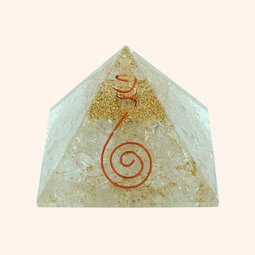 2 INCH SELENITE CRYSTAL PYRAMID