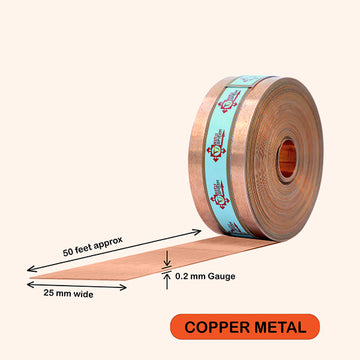 50 FEET 1 INCH COPPER STRIP
