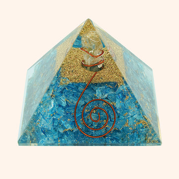 2 INCH TURQUOISE FIROZA CRYSTAL PYRAMID