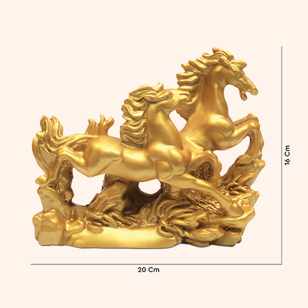 VASTU VARDAN TWO GOLDEN HORSE
