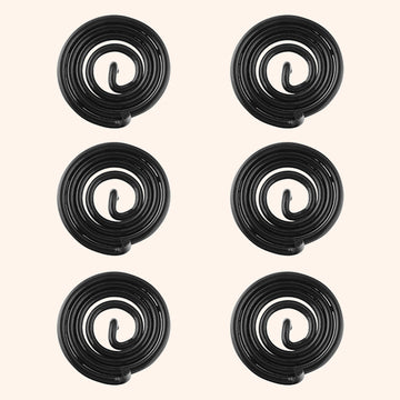 BLACK CLOCK WISE SPRING SET 6
