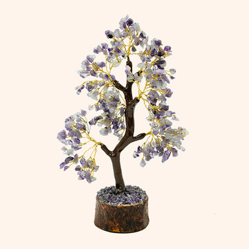 VASTU VARDAN AMETHYST TREE 300 BEADS || HANDMADE AMETHYST CRYSTAL TREE FOR CALMNESS, MEDITATION, AND POSITIVE ENERGY || SPIRITUAL DECOR FOR HOME AND OFFICE |