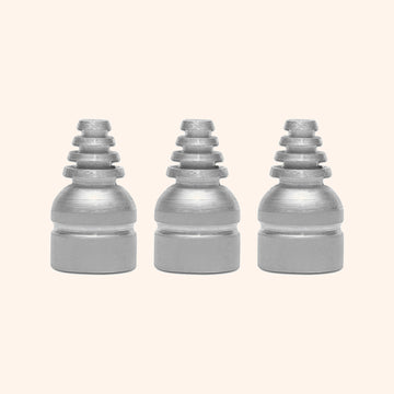 STAINLESS STEEL CONE STUD 15 MM SET 3
