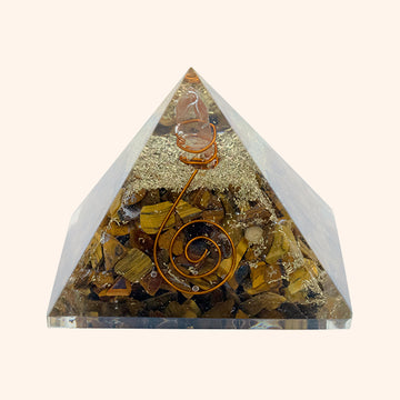 2 INCH TIGER EYE CRYSTAL PYRAMID