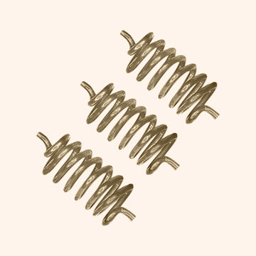 BRASS CLOCK WISE SPRING SET 3