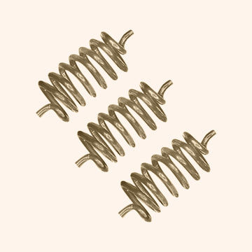 BRASS ANTI CLOCKWISE SPRING SET 3