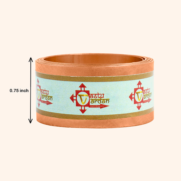 VASTU VARDAN 4 FEET 0.75 INCH COPPER STRIP