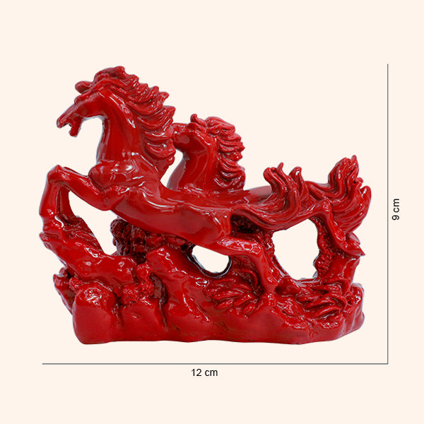 VASTU VARDAN TWO SMALL RED HORSE