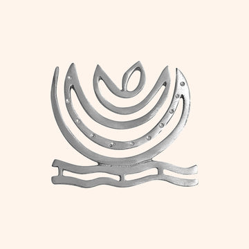 ZINC MOON HELIX 4 INCH