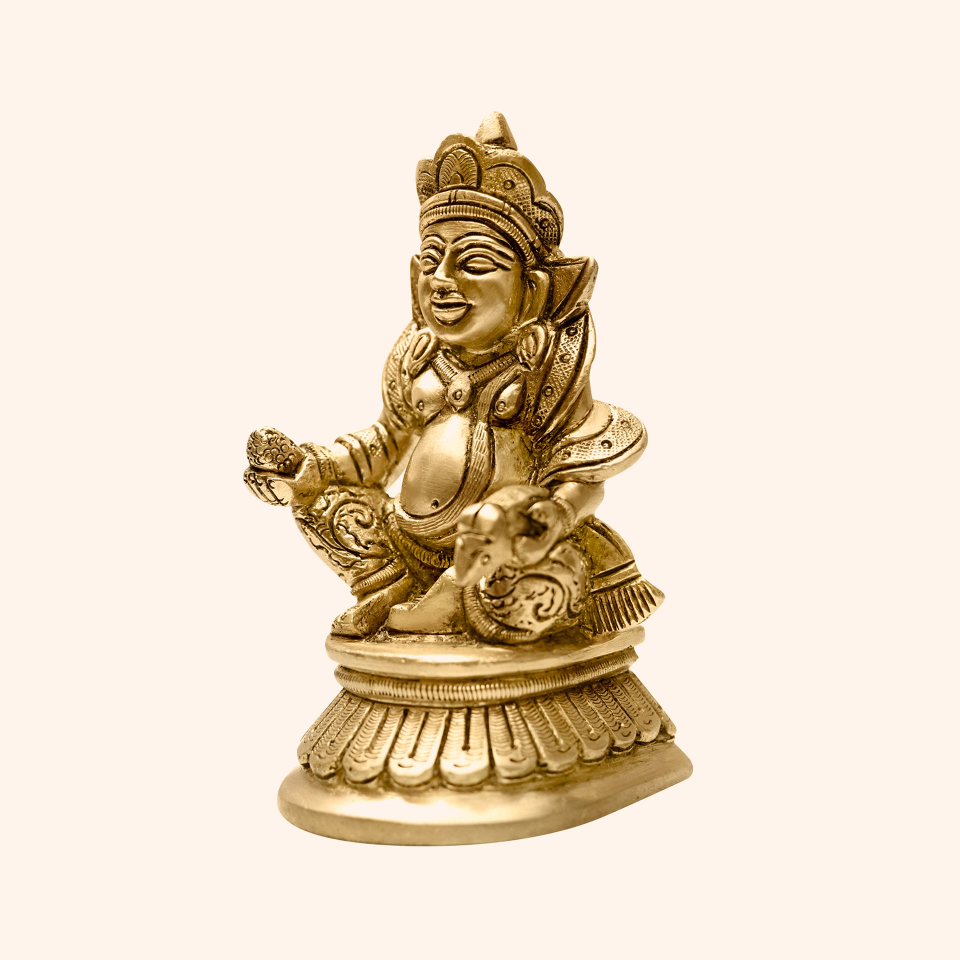 VASTU VARDAN BRASS KUBER JI 3.5 INCH (APPROX)