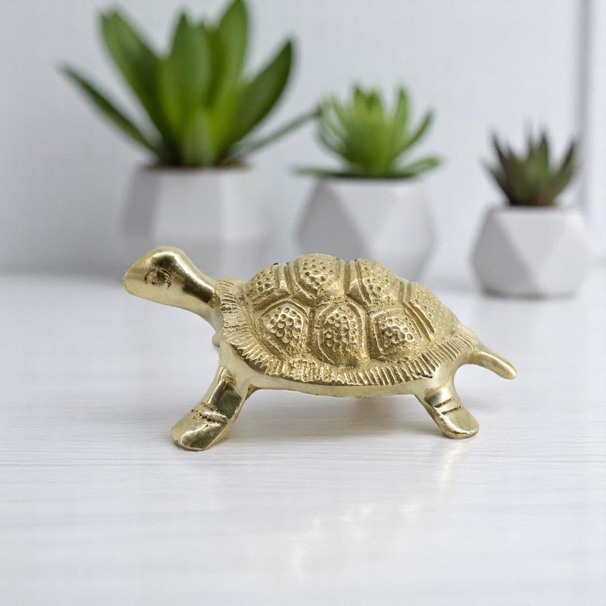 VASTU VARDAN BRASS SMALL YANTRA TURTLE 2 INCH