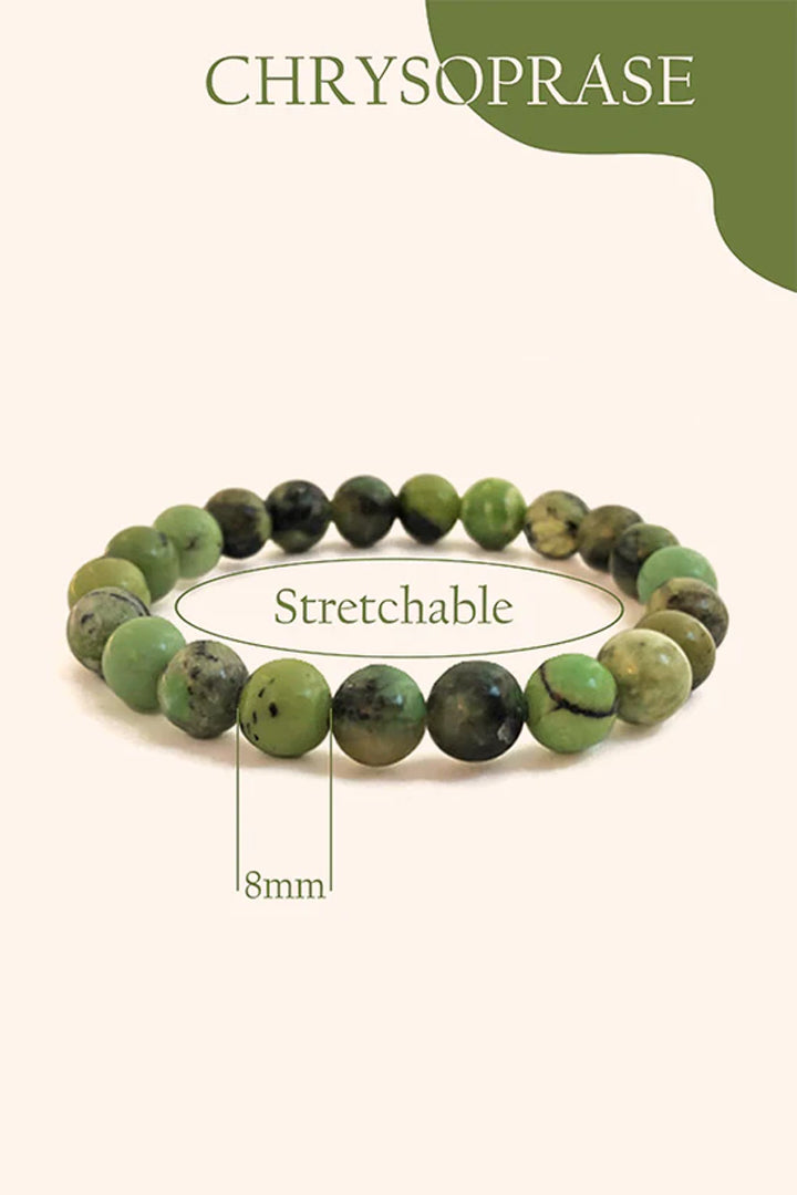CHRYSOPRASE BRACELET -  Love, Abundance & Emotional Balance
