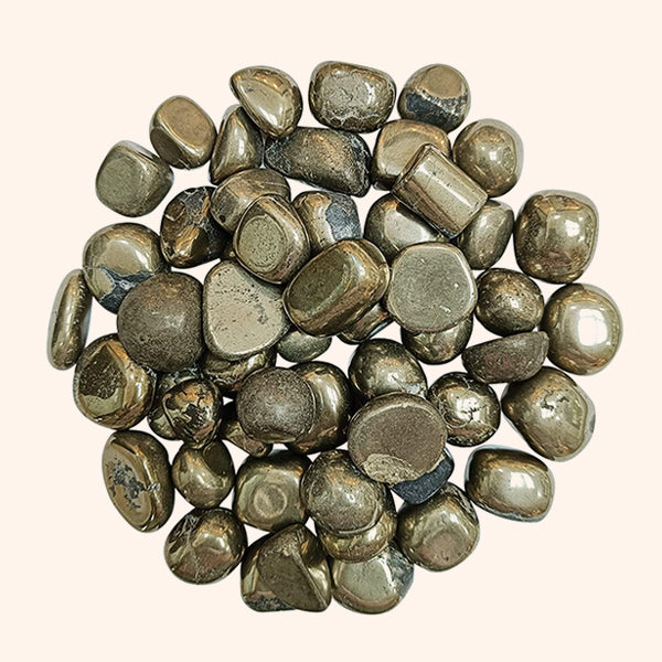 VASTU VARDAN CRYSTAL PYRITE TUMBLE 100 GRAM