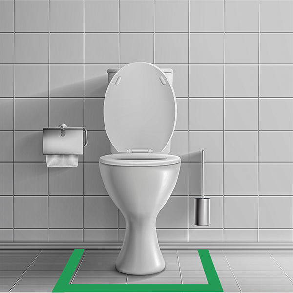 GREEN VASTU CORRECTION TAPE | 4 INCH | LENGTH- 16 METER APPROX | TOILET VASTU REMEDY | PACK OF 1