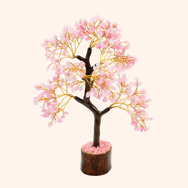 VASTU VARDAN ROSE QUARTZ TREE 300 BEADS || LOVE - ATTRACTING CRYSTAL TREE FOR  EMOTIONAL HEALING, COMPASSION, AND HARMONY || SPIRITUAL DECOR FOR HOME AND OFICE|