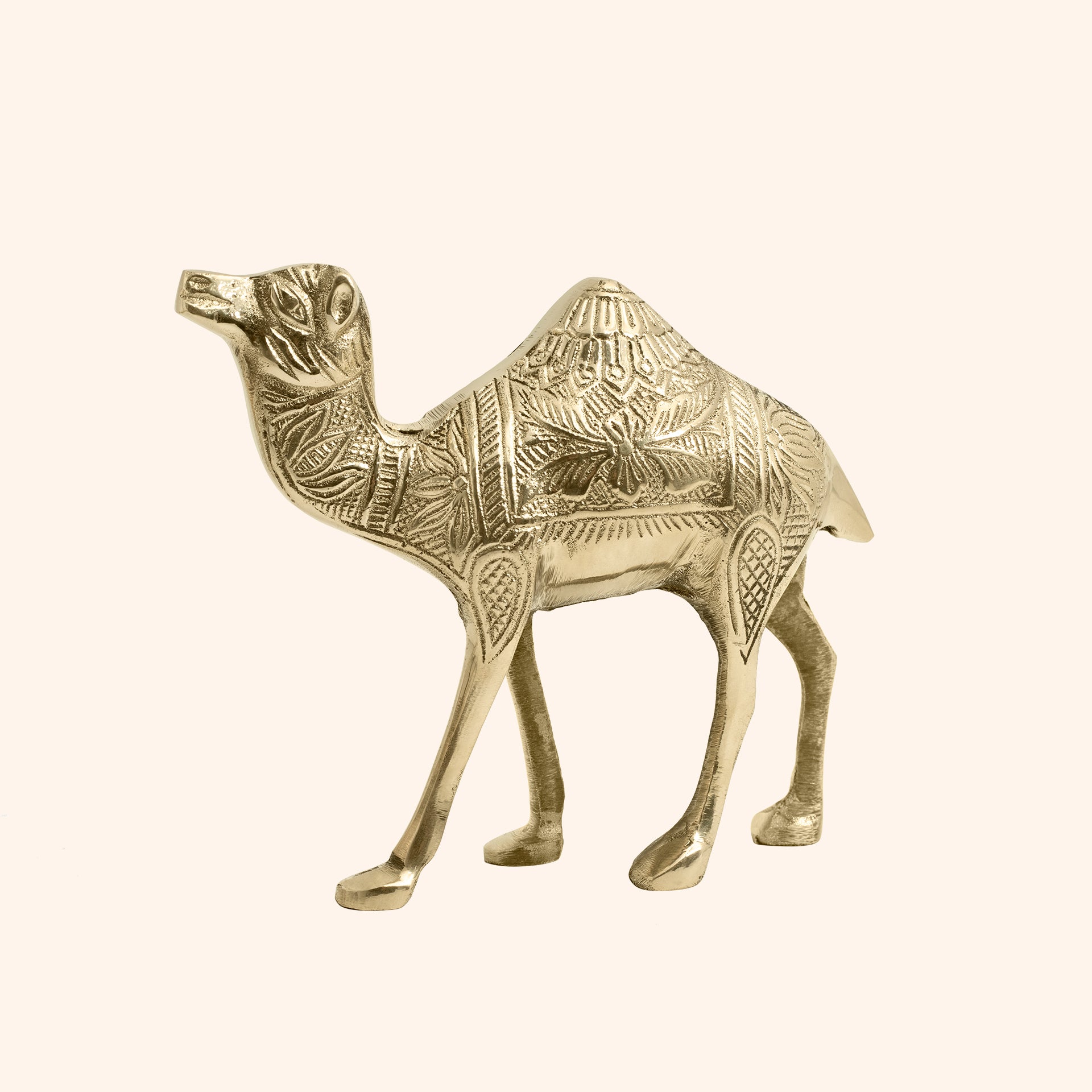 VASTU VARDAN BRASS DESIGN CAMEL STATUE