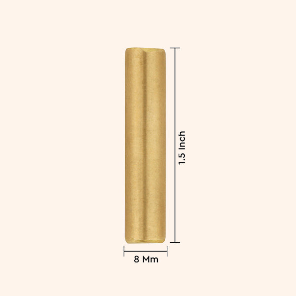 VASTU VARDAN BRASS ROUND STUD 1.5 INCH 8MM SET 3