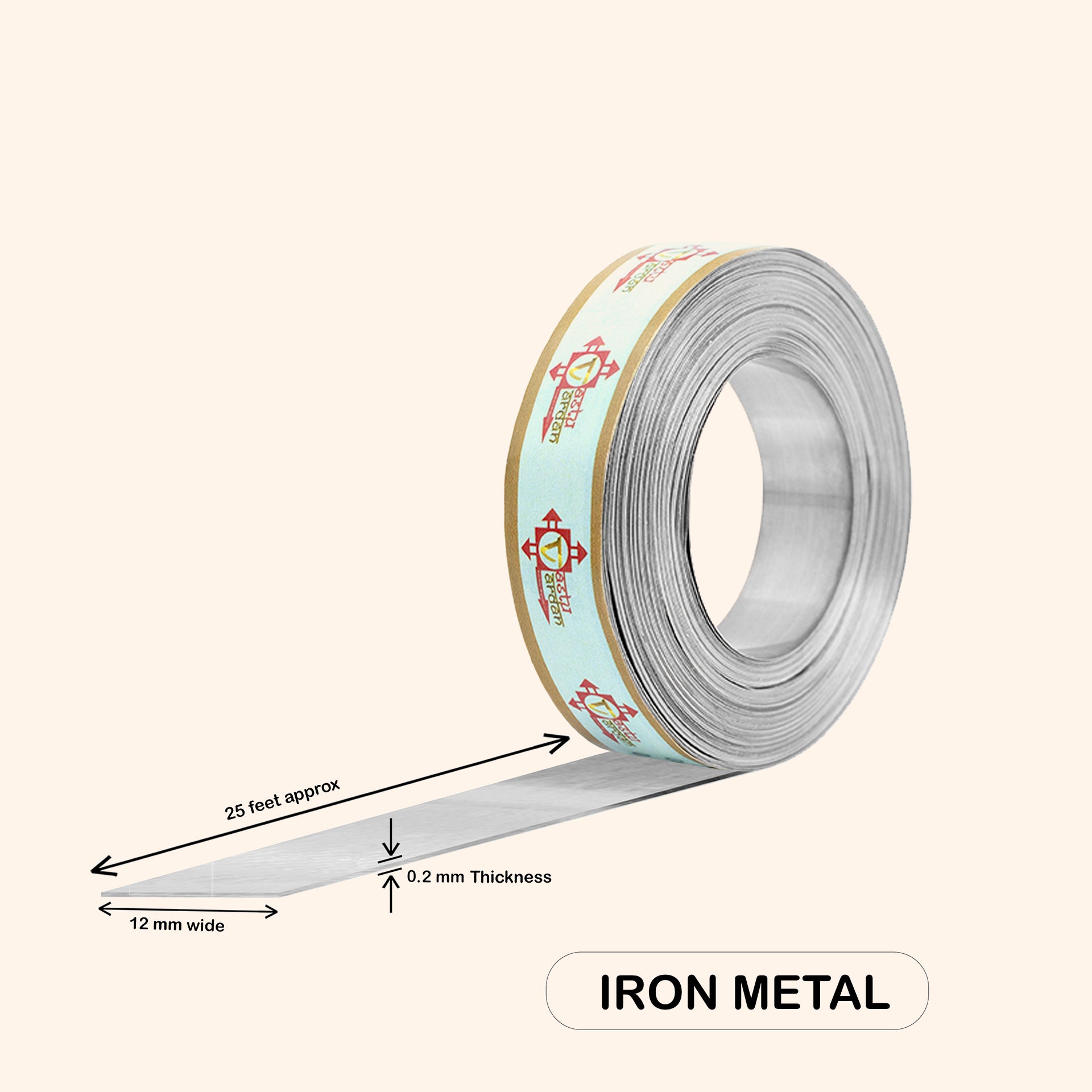 VASTU VARDAN 25 FEET 0.5 INCH IRON STRIP