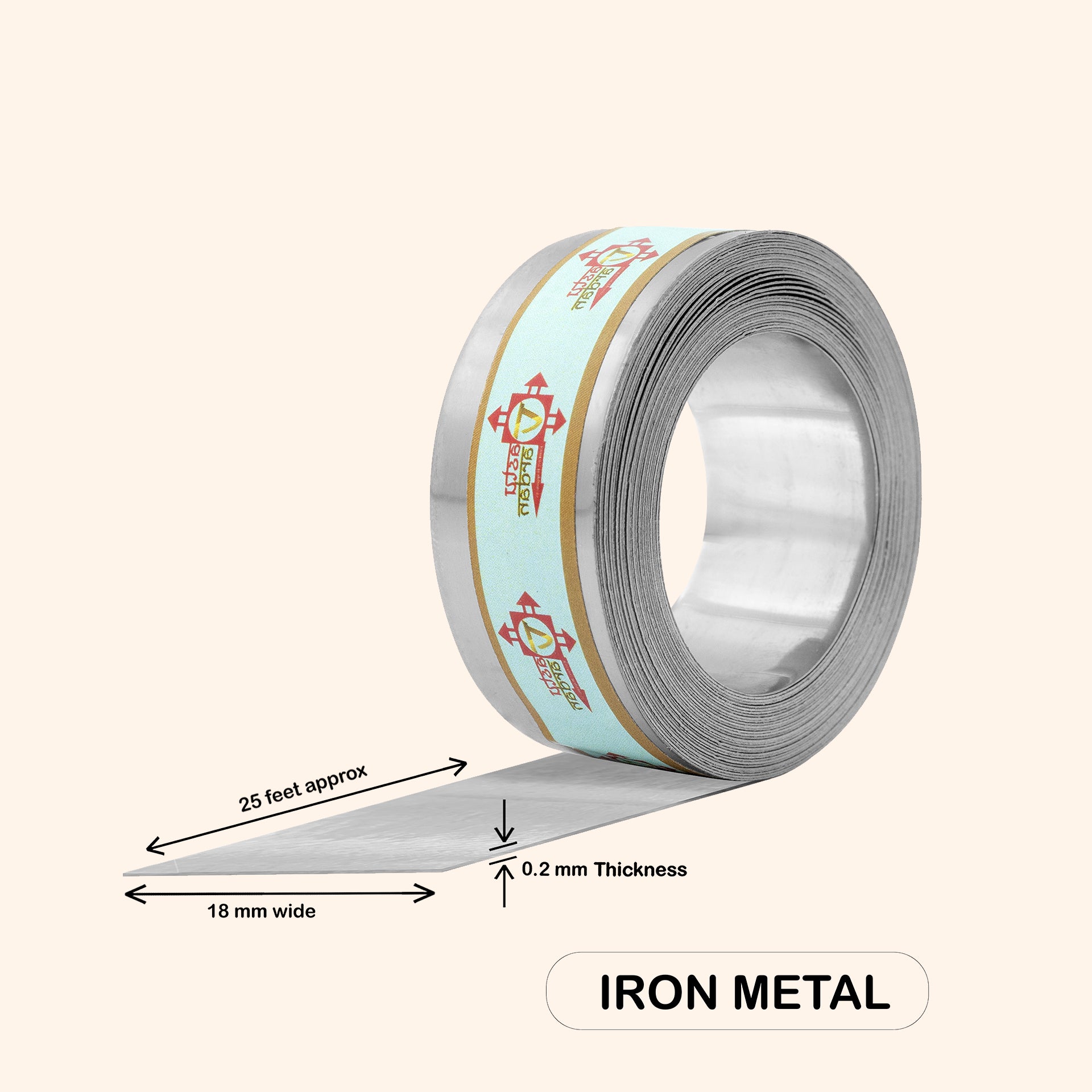 VASTU VARDAN 25 FEET 0.75 INCH IRON STRIP