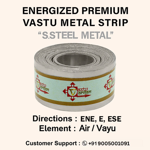 VASTU VARDAN 8 FEET 0.75 INCH STAINLESS STEEL STRIP