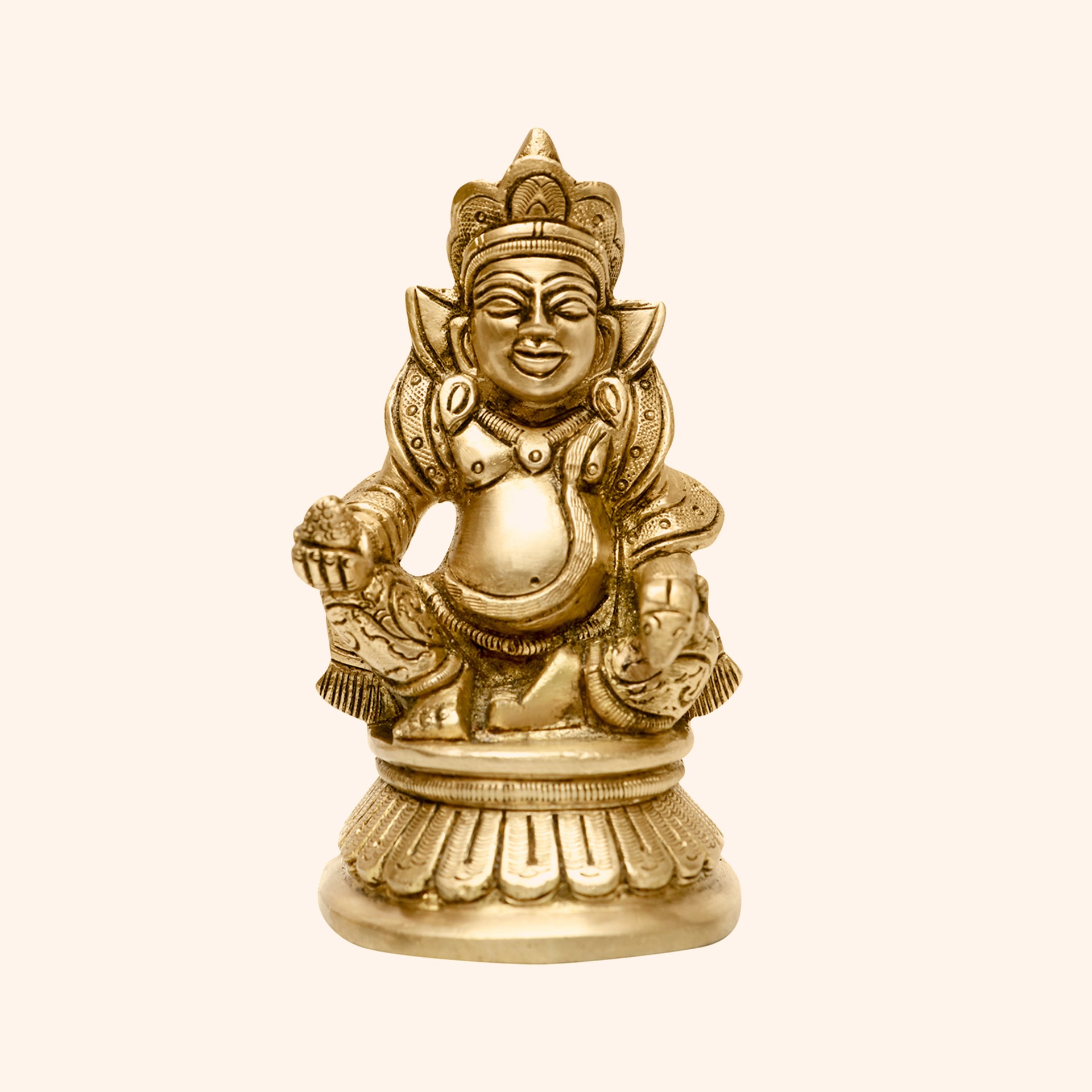 VASTU VARDAN BRASS KUBER JI 3.5 INCH (APPROX)